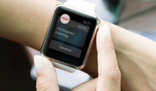 首款能用Apple Watch控制的扫地机器人