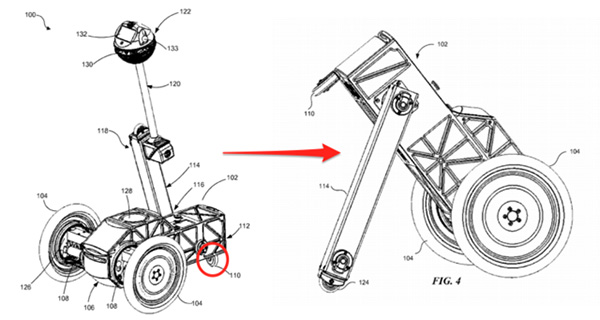 Facebook提交自平衡机器人专利申请 类似于网真机器人